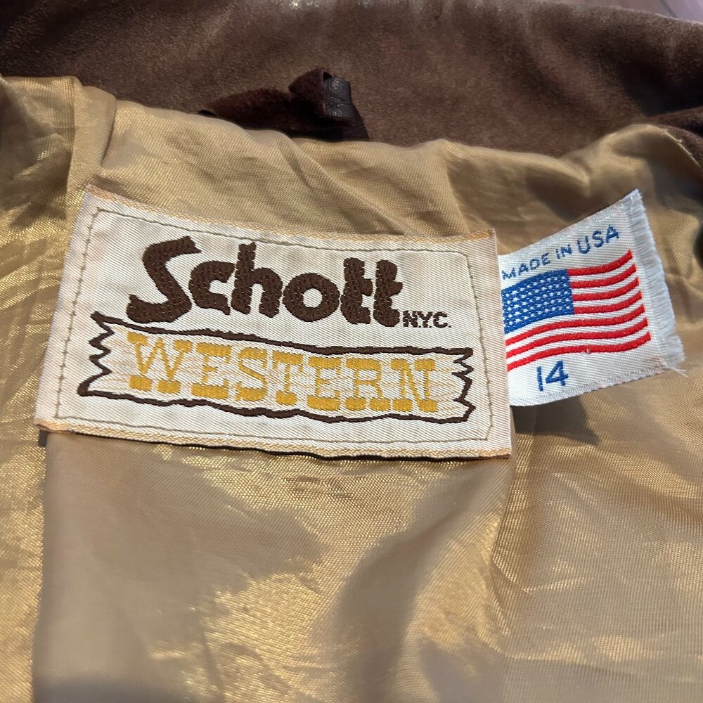 Vintage Schott Western Fringe Jacket - Picture 4 of 5